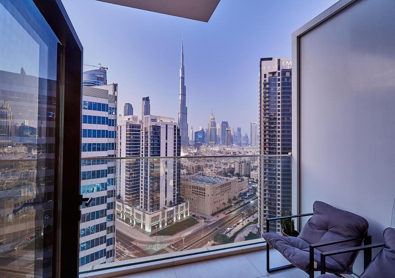 Luxury Studios With Burj Khalifa Or Canal View In Downtown - Marquise Square Tower ดูไบ ภายนอก รูปภาพ